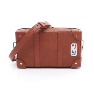 Louis Vuitton NBA Soft Trunk Shoulder Bag Monogram Taurillon Leather Brown